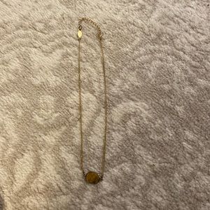 Gold plated tigers eye necklace